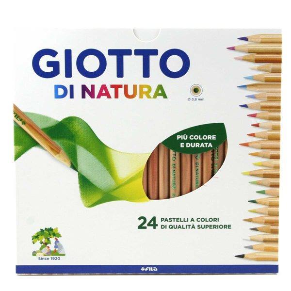 giotto giotto di natura pastelli colorati assortiti in 5 conf. da 24 pz - foto 1
