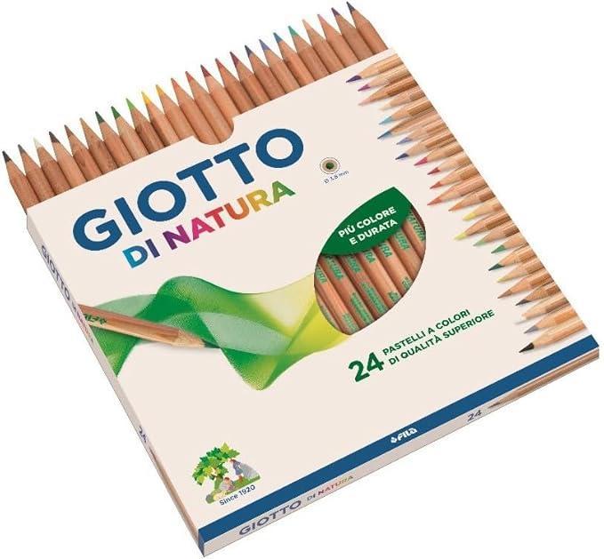 giotto giotto di natura pastelli colorati assortiti in 5 conf. da 24 pz - foto 2