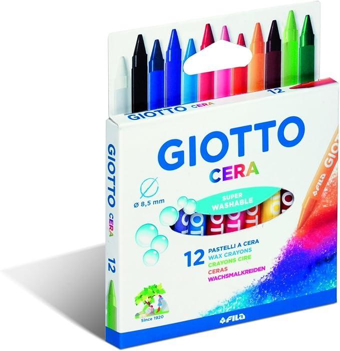 giotto giotto pastelli a cera confezione 10 blister da 12 colori assortiti - foto 1 giotto giotto pastelli a cera confezione 10 blister da 12 colori assortiti - foto 1