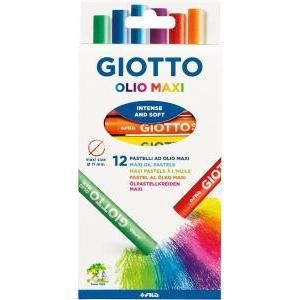 Pastelli ad olio in astuccio da 12 colori assortiti
