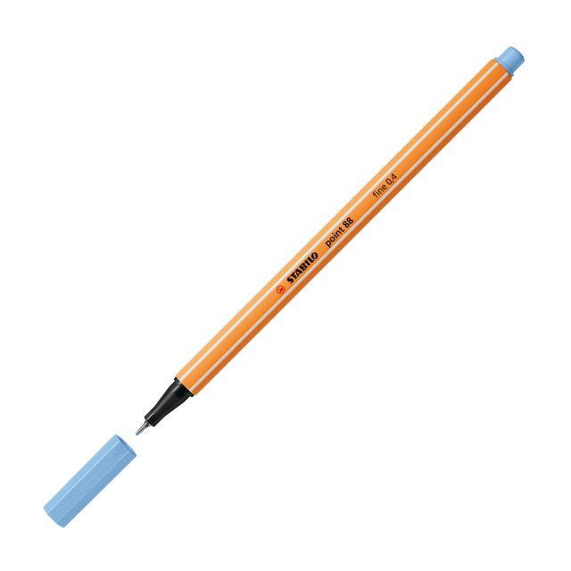 stabilo stabilo point 88 10pz pennarello fineliner con tratto da 0,4 mm colore blu cobalto n° 11 - foto 2
