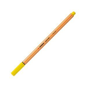Point 88 10pz pennarello fineliner con tratto da 0,4 mm colore giallo limone n° 24