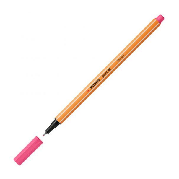 stabilo stabilo point 88 10pz pennarello fineliner con tratto da 0,4 mm colore rosa chiaro n° 29 - foto 2