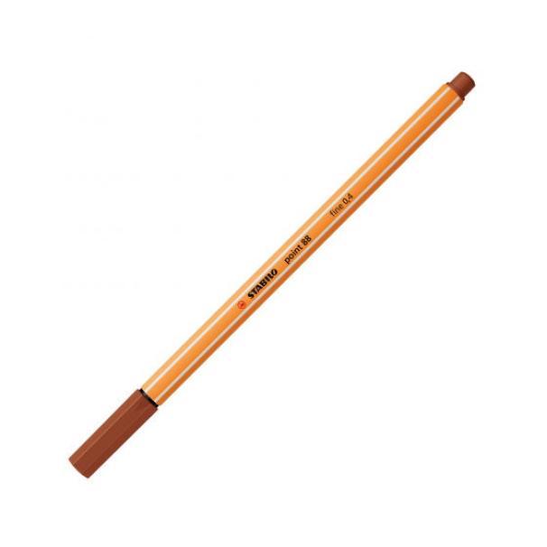 stabilo stabilo point 88 10pz pennarello fineliner con tratto da 0,4 mm colore sanguigna n° 38 - foto 1