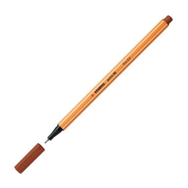 stabilo stabilo point 88 10pz pennarello fineliner con tratto da 0,4 mm colore sanguigna n° 38 - foto 2