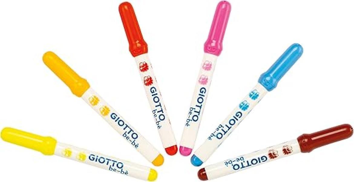 giotto giotto bebè pennarelli lavabili con tratto da 5 mm in astuccio da 12 colori - foto 3