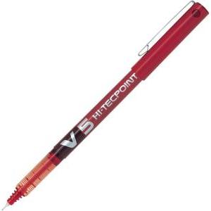 V5 hi-techpoint penna roller inchiostro liquido punta con punta da 0,5 mm e tratto da 0,3 mm colore rosso