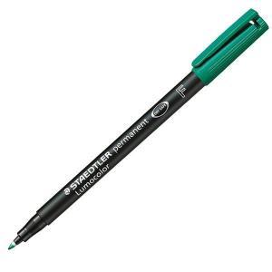 Lumocolor 318 penna 10 pz marcatore permanente punta fine tratto da 0.6 mm colore verde
