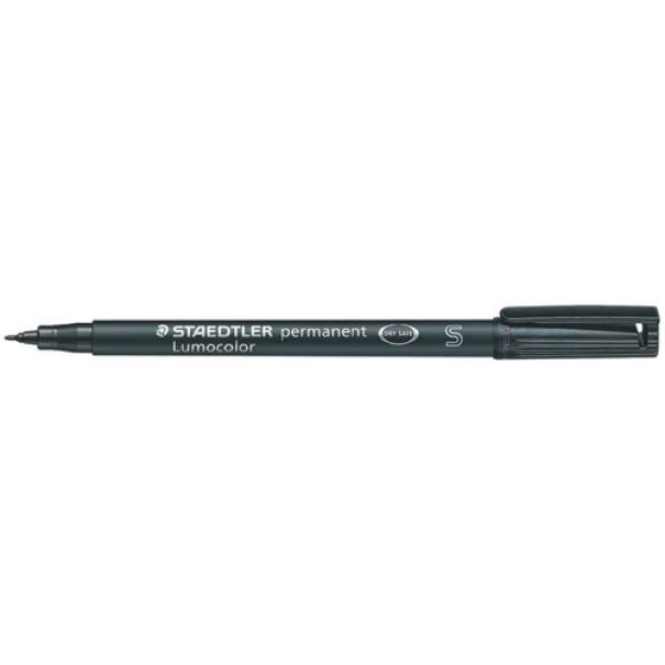 staedtler staedtler lumocolor 313 penna marcatore permanente punta superfine tratto da 0.4 mm colore nero - foto 1
