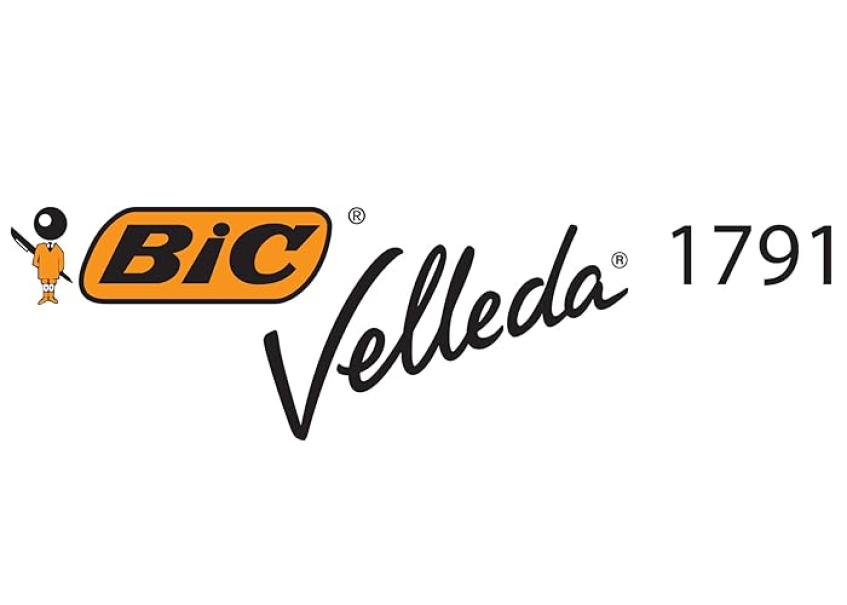 bic bic 12pz pennarello marcatore velleda 1791 punta a scalpello tratto da 3,3 a 4,6 mm colore nero - foto 4