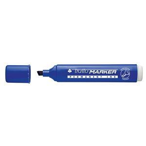 Marker marcatore indelebile punta a scalpello colore blu  da 1,0 mm a 5,0 mm