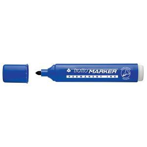 Marker marcatore indelebile punta tonda colore blu  da 1,4 mm a 2,8 mm
