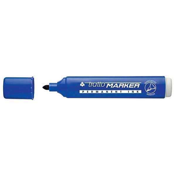 tratto tratto marker 12 pz marcatore indelebile punta tonda colore blu tratto da 1,4 mm a 2,8 mm - foto 2