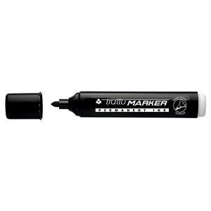 Marker marcatore indelebile punta tonda colore nero  da 1,4 mm a 2,8 mm
