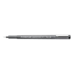 Fineliner mars graphic pigment liner punta con tratto da 0,1 mm colore nero
