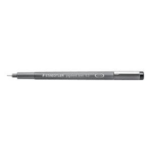 Fineliner mars graphic pigment liner punta con tratto da 0,3 mm colore nero