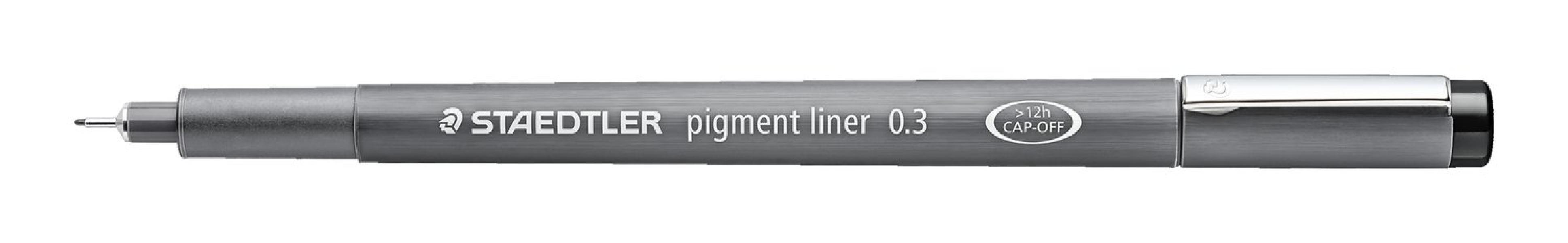 staedtler staedtler fineliner mars graphic pigment liner punta con tratto da 0,3 mm colore nero - foto 1