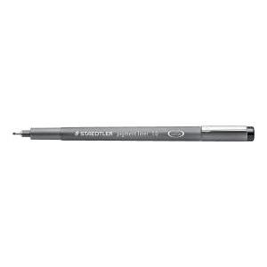 Fineliner 10pz mars graphic pigment liner punta con tratto da 1,0 mm colore nero