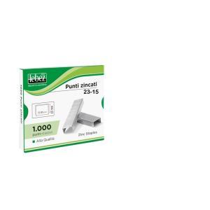 Punti zincati per cucitrici ad alto spessore 23-15 - confezione da 1000 pezzi