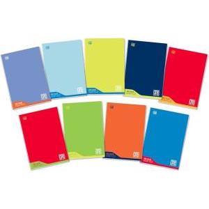6pz maxi quaderno a4 one color didattico per disgrafia linea blu righe tipo c