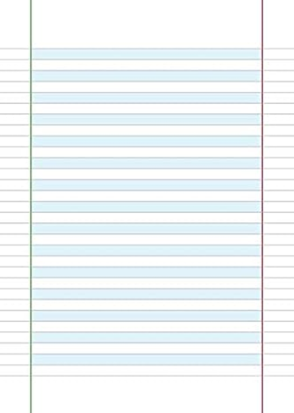 blasetti blasetti maxi quaderno a4 one color didattico per disgrafia linea blu righe tipo c - foto 3