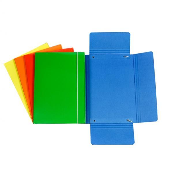 cartotecnica del garda garda cartella con elastico a 3 lembi formato a5 in cartoncino - foto 1