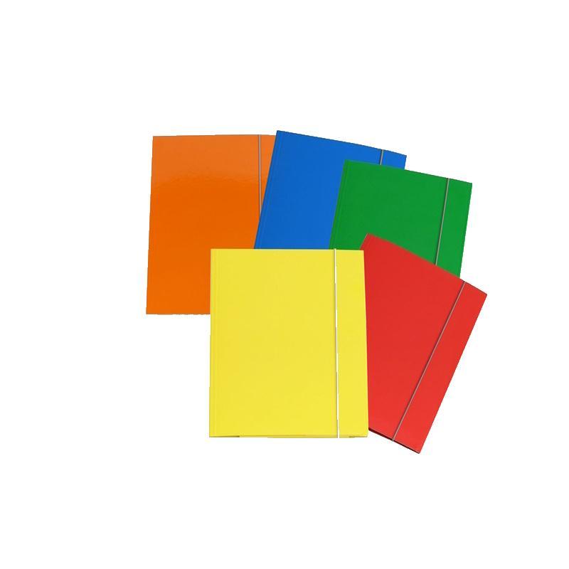 cartotecnica del garda garda cartella con elastico a 3 lembi formato a5 in cartoncino - foto 2