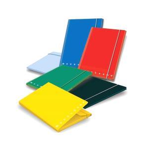 Monochrome, 6-piece, 3-panel folder with elastic band, a4 size, 1.2 cm spine