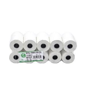 Rotoli termici per pos dimensioni mm 57x18 mt confezione da 10 pz.