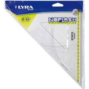 Squadra disegno noflash 31 cm / 45 gradi - fila