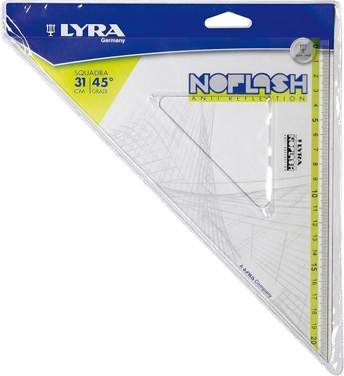 lyra lyra 10pz squadra disegno noflash 31 cm / 45 gradi - fila - foto 1