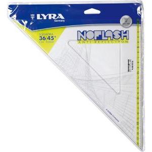 Squadra disegno noflash 36 cm / 45 gradi - fila