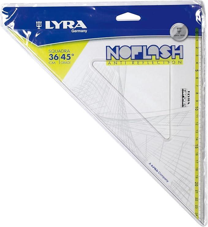 lyra lyra 10pz squadra disegno noflash 36 cm / 45 gradi - fila - foto 1