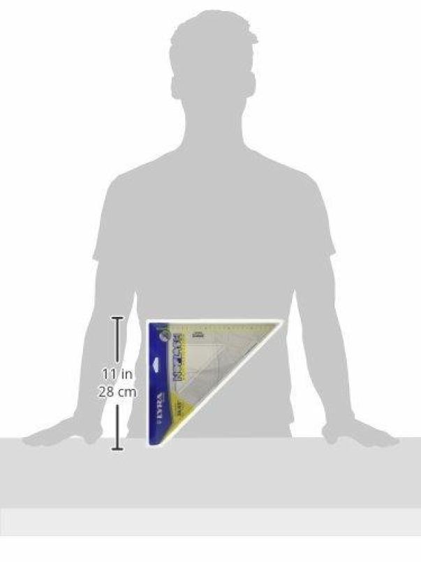 lyra lyra squadra disegno noflash 36 cm / 45 gradi - fila - foto 2