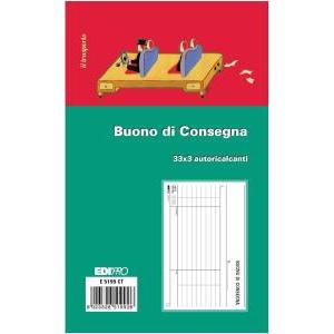 10 pz buono di consegna 33 fg. in 3 copie 10x17 cm e5199ct