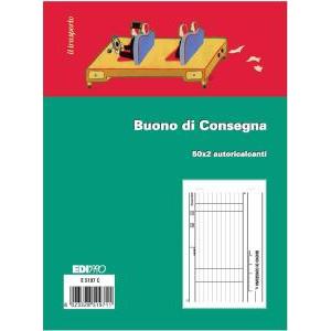 10 pz buono di consegna 50 fg. in 2 copie 12x17 cm e5197c