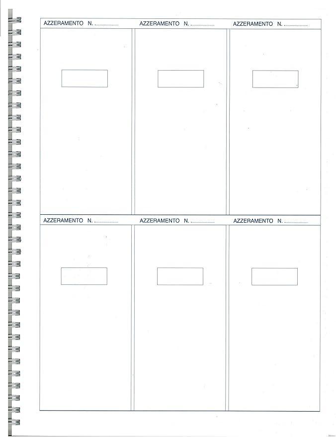 edipro edipro 5 pz cartella archivio azzeramenti giornalieri 13 fg. 30x23 cm - foto 2