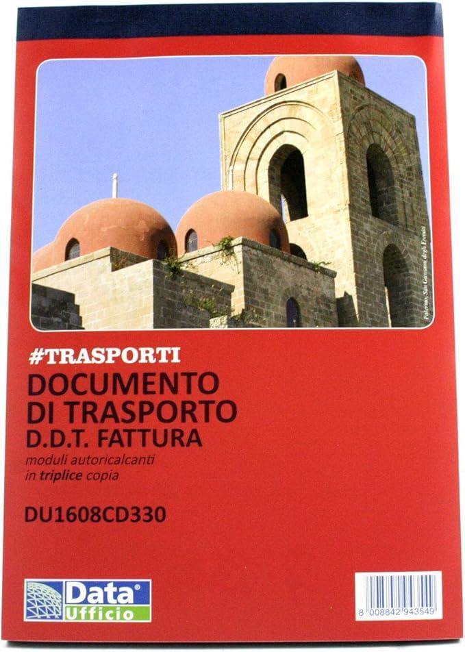 data ufficio data ufficio 5 pz ddt e fattura 33 fg. in 3 copie 14,8x21,5 cm 1608cd33 - foto 1