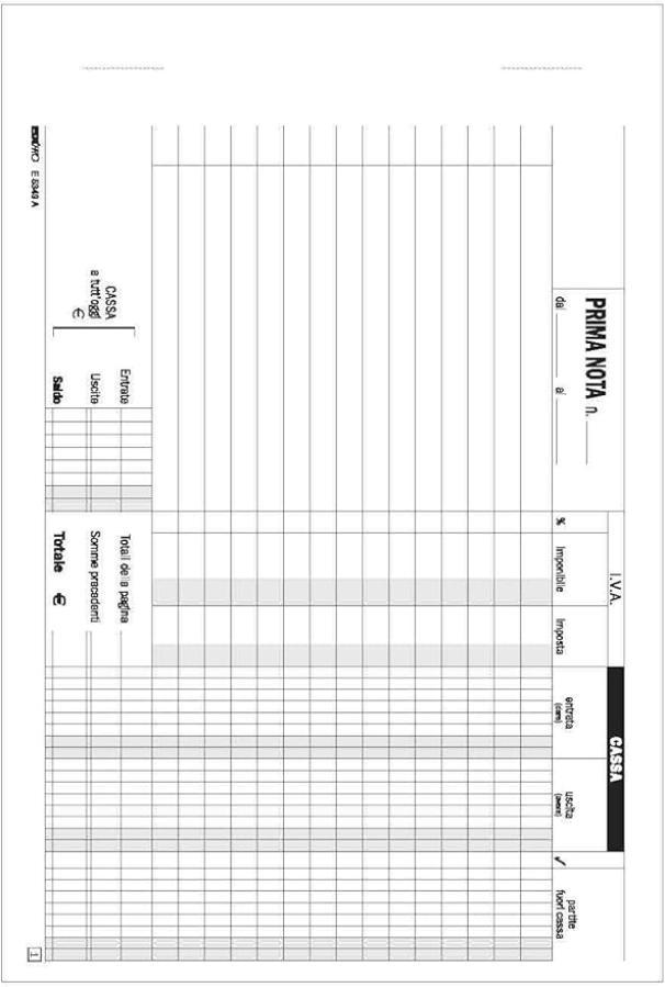 edipro edipro 5 pz blocco prima nota cassa 50 fg. in 2 copie 15x23 cm e5349a - foto 2