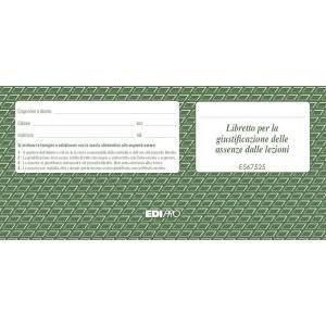 20 pz libretto giustificazioni assenze 25 fg. e567525
