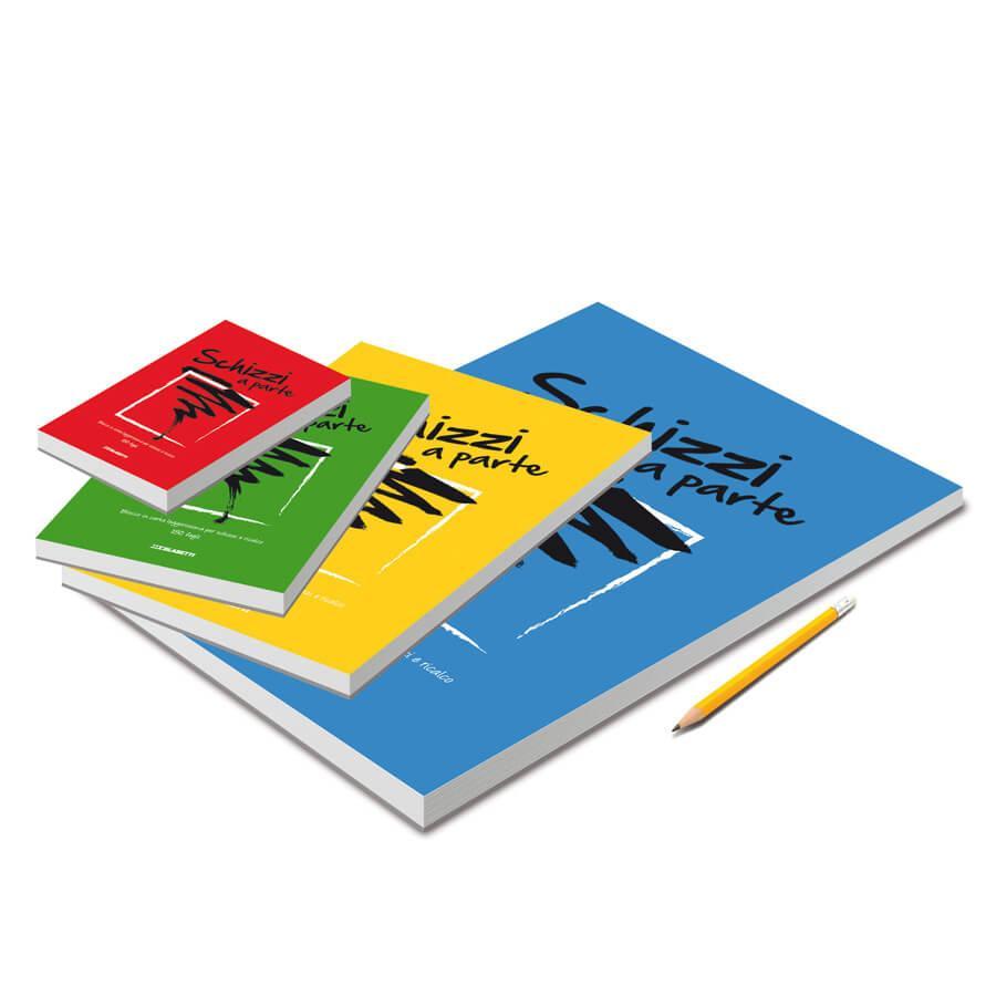 blasetti blasetti schizzi a parte blocco a4 colori assortiti - foto 2