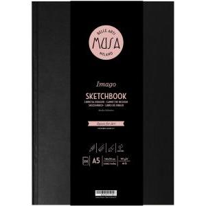 Libro da disegno imago musa sketchbook a5 200 fg. 105 gr.