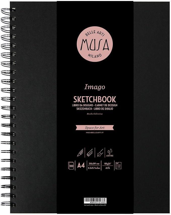 c.w.r. blocco spirale imago musa a4 100 fg. 105 gr. - foto 1