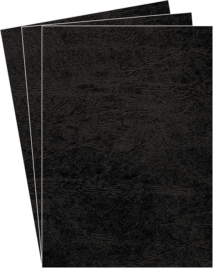 fellowes fellowes cartoncino delta per rilegare a4 21,x29,7 cm 250gr 100 fogli nero - foto 2