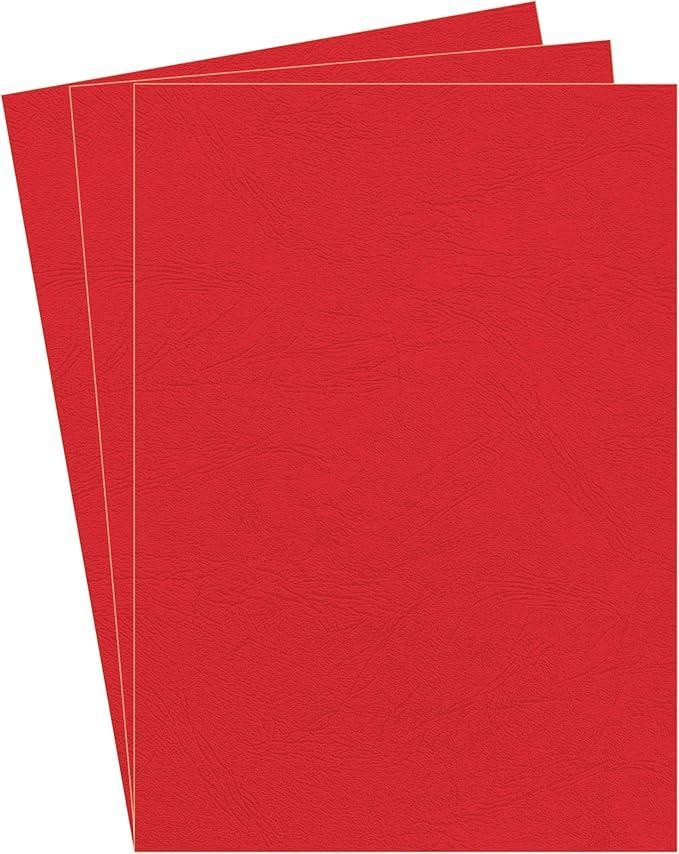 fellowes fellowes cartoncino delta per rilegare a4 21,x29,7 cm 250gr 100 fogli rosso - foto 2
