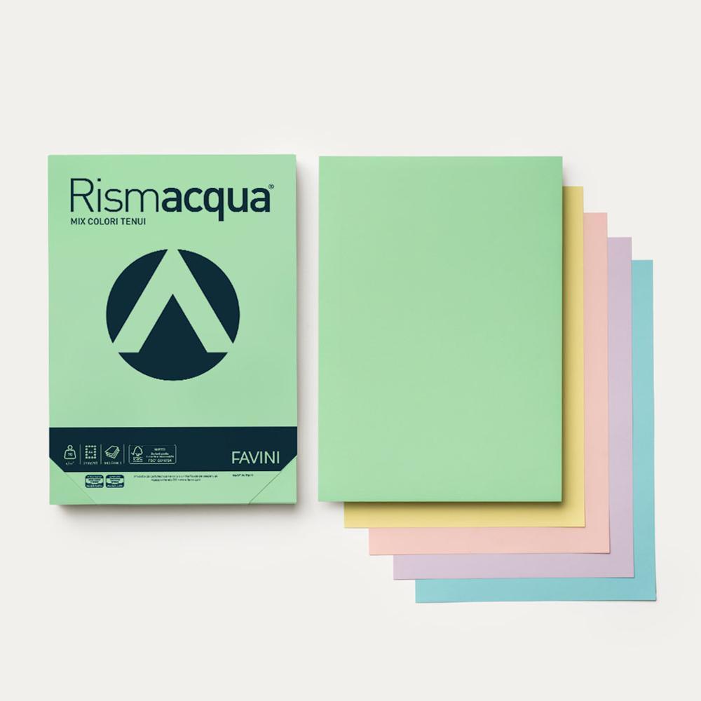 favini favini rismacqua mix colori assortiti a4 300 fogli 90 gr/mq - foto 2