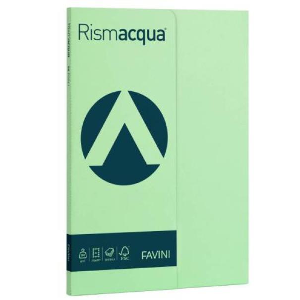 favini favini rismacqua small a4 100 fogli 90gr/mq verde chiaro 09 - foto 1
