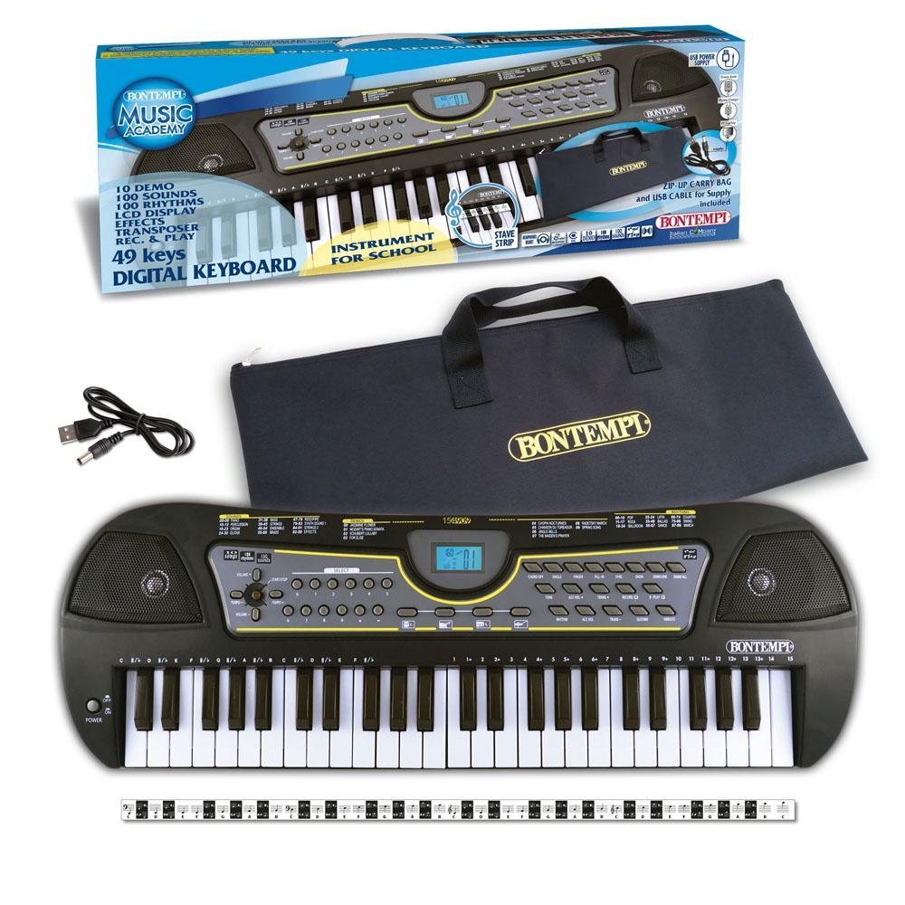 bontempi bontempi tastiera digitale da 49 tasti codice 15 4909 - foto 2