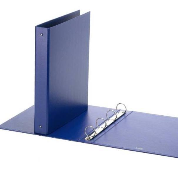 favorit favorit raccoglitore 4 anelli formato 22x30 cm diametro 30 mm colore blu - foto 1
