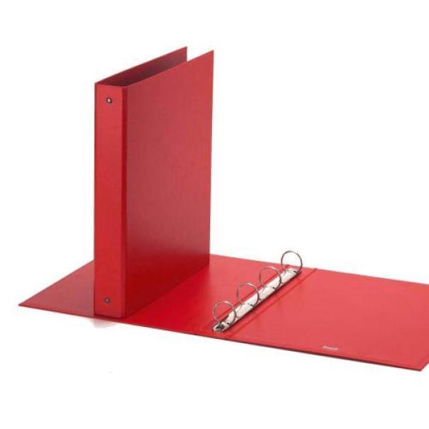 favorit favorit raccoglitore 4 anelli formato 22x30 cm diametro 30 mm colore rosso - foto 1